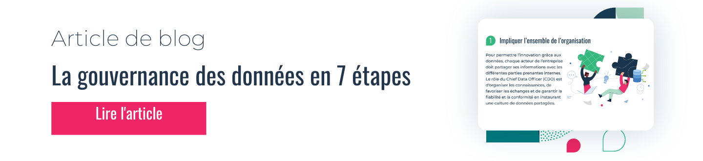 Blog - La gouvernance des données en 7 étapes