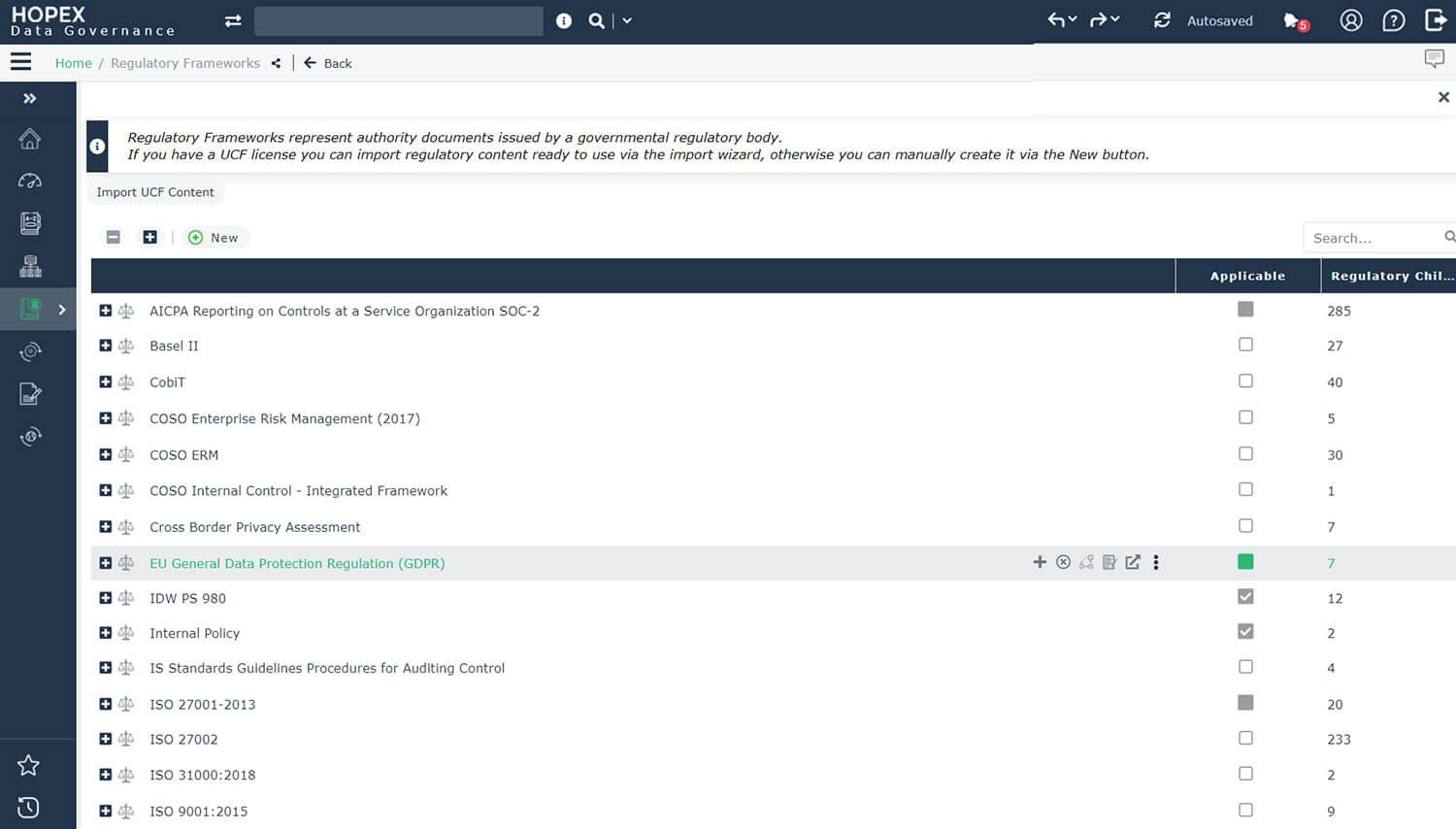Master data compliance in a single place
