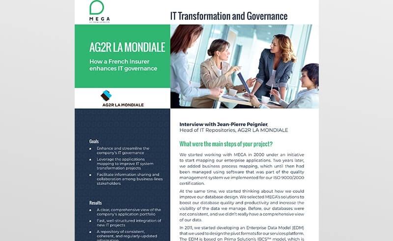 AG2R La Mondiale: How a French Insurer enhances IT governance