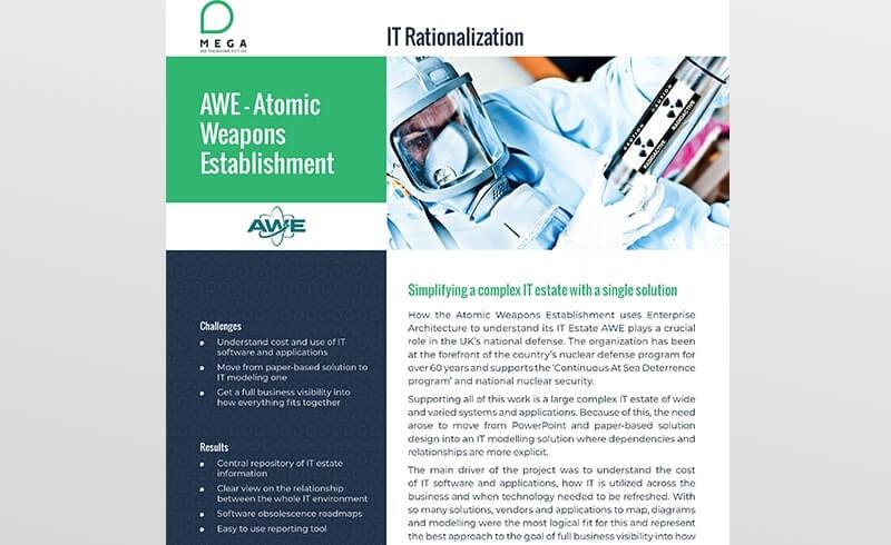 Atomic Weapons Establishment (AWE): Simplifying a complex IT estate with a single solution