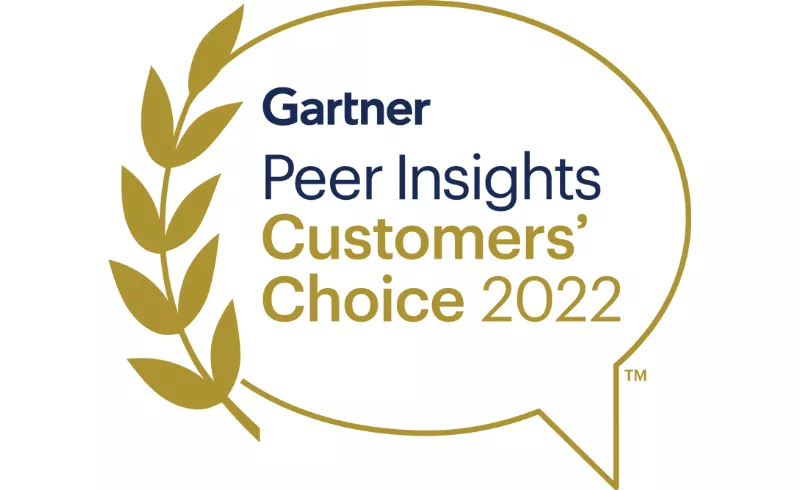 Logo Gartner Customers' choice 2022