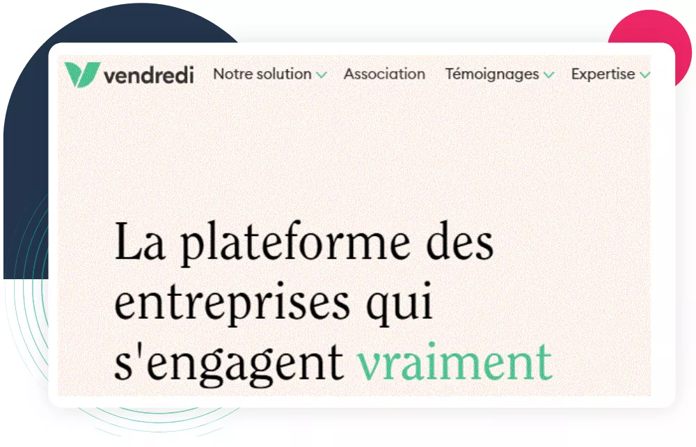 Plateforme Vendredi - 2022 