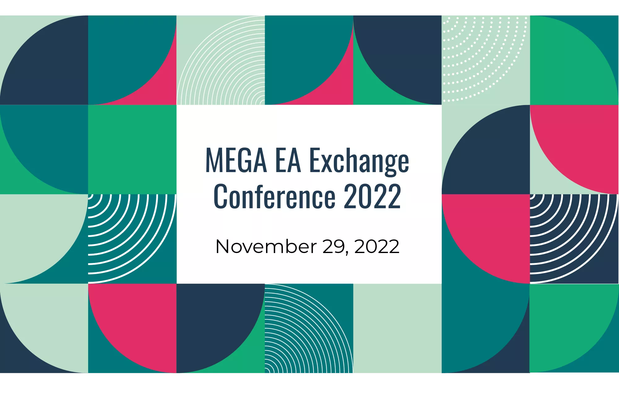 MEGA EA Exchange Conference 2022 Enterprise architecture and business transformation