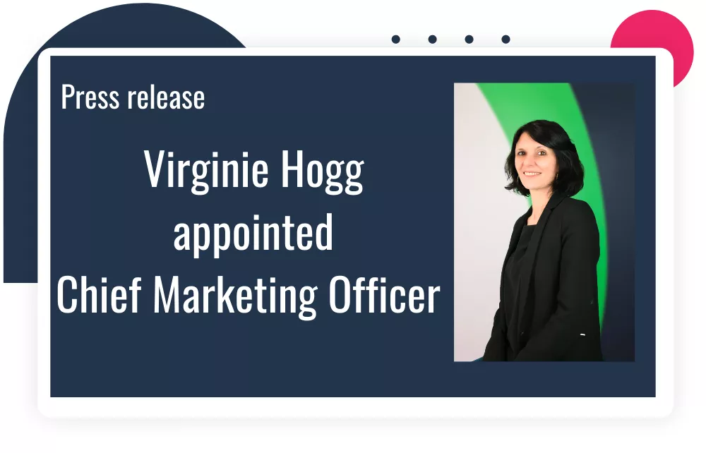 Press release - Virginie Hogg appointed CMO