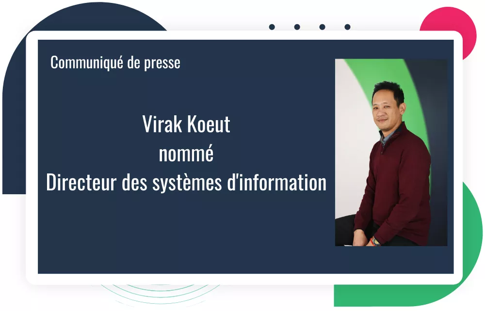 Communiqué presse - Nomination CIO - Virak Koeut