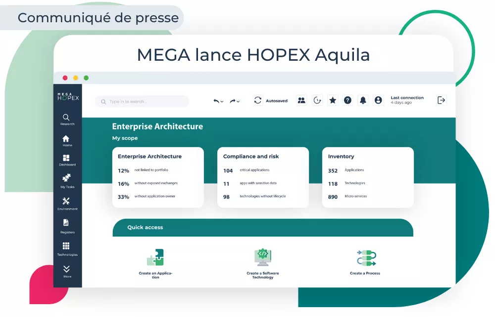 Communique de presse - Lancement d'HOPEX Aquila