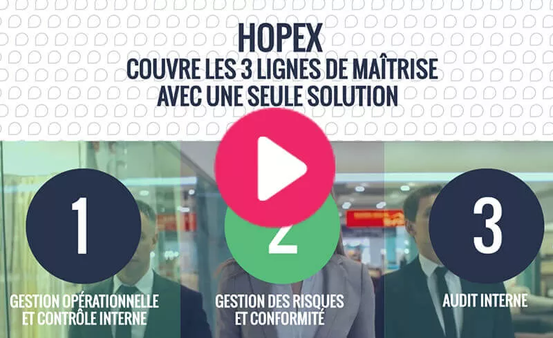 HOPEX - Les trois lignes de maîtrise