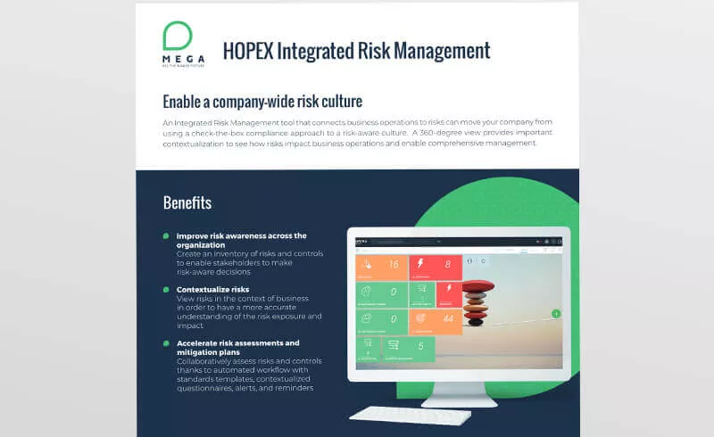 HOPEX Integrated Risk Management