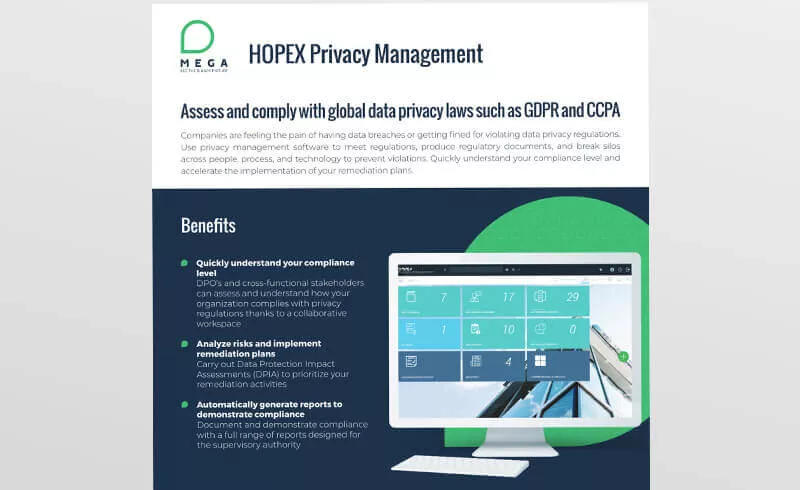 HOPEX Privacy Management